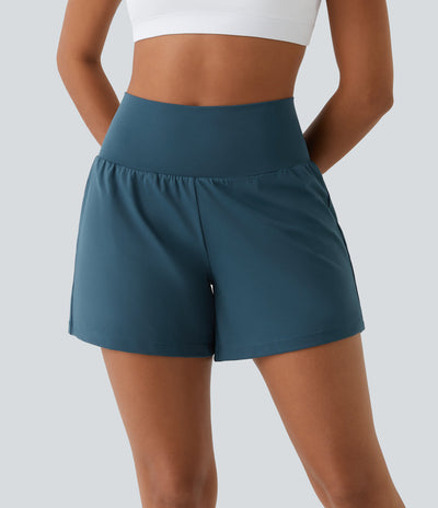 Hilara™ | 2-in-1-Yoga-Shorts mit hoher Taille, Gesäßtasche und Seitentasche