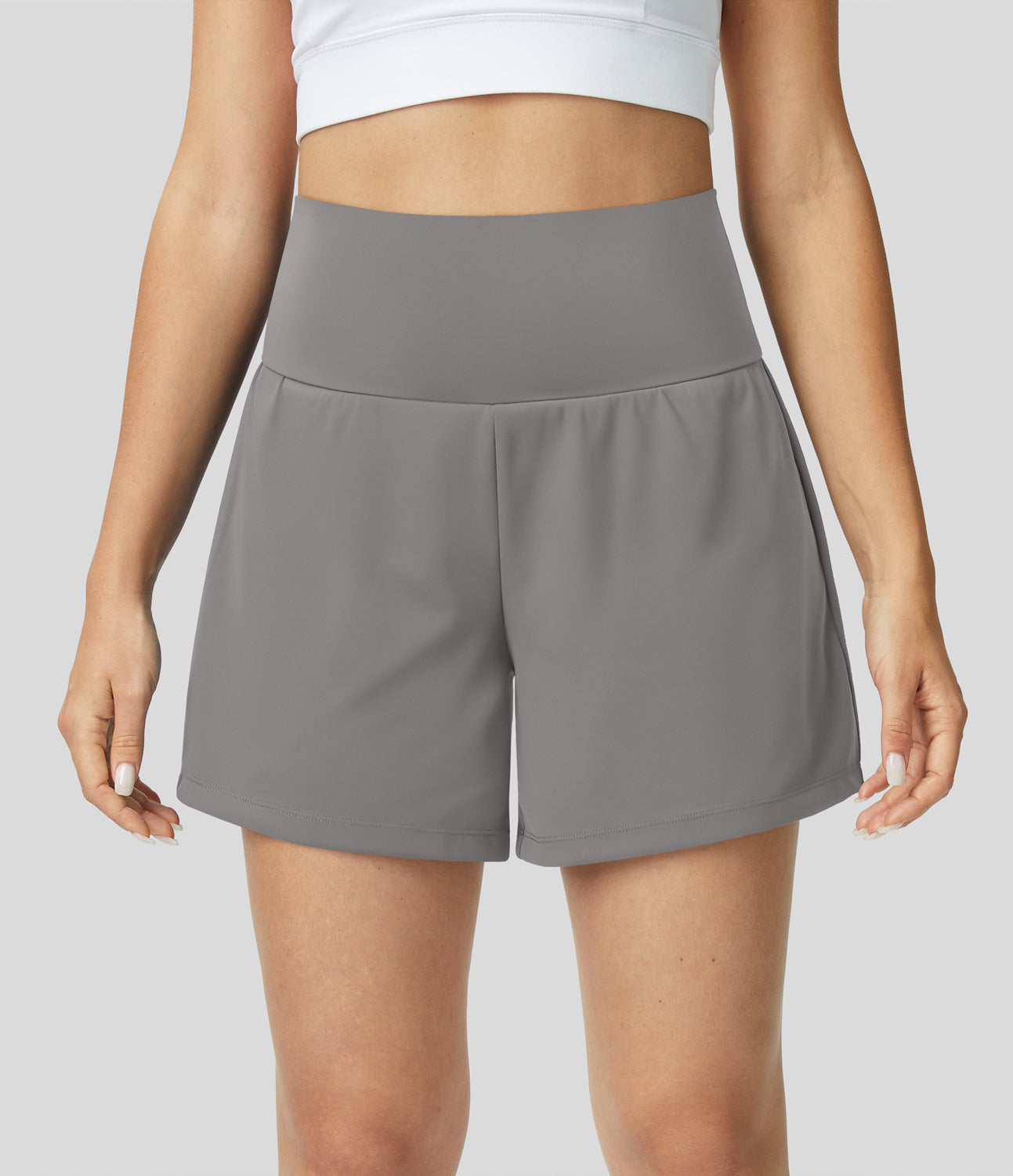 Hilara™ | 2-in-1-Yoga-Shorts mit hoher Taille, Gesäßtasche und Seitentasche