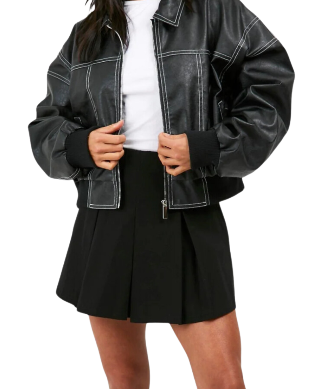 Alice Oversized Lederjacke