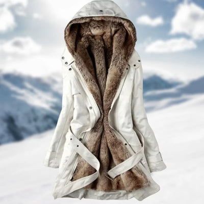 Selma Luxuriöser Winterparka mit Kunstfellfutter