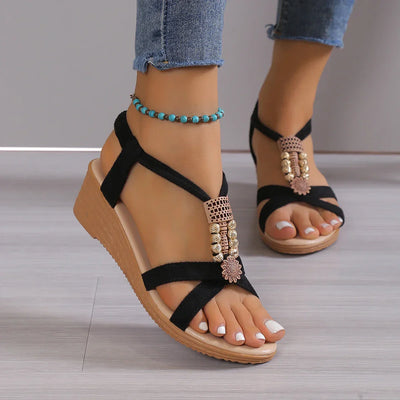 Adele Sommermode neue lässige Sandalen