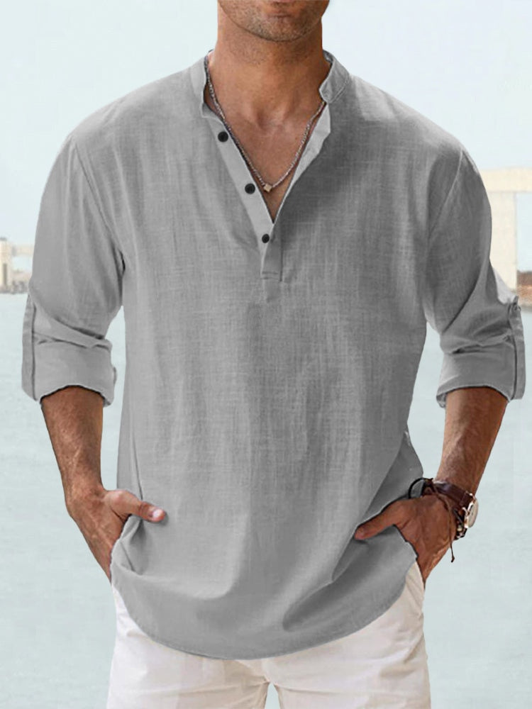 Kristoffer - Men's linen shirt