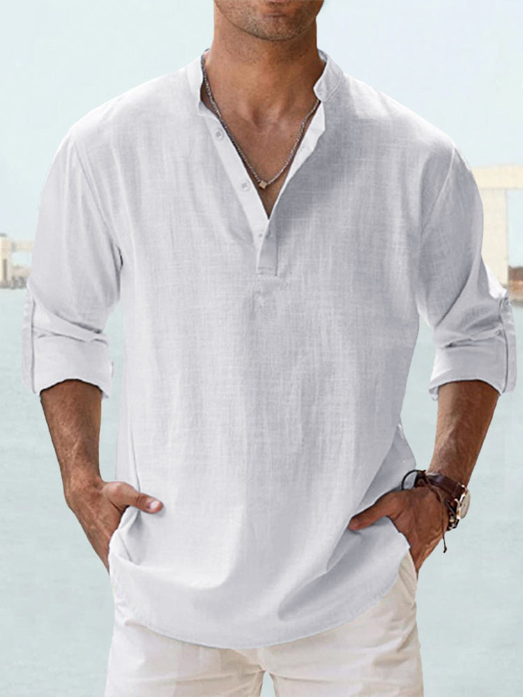 Kristoffer - Men's linen shirt