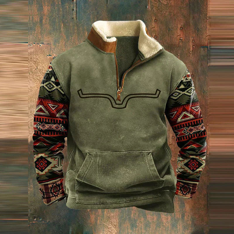 Raniel Viertel Zip-Up Pullover