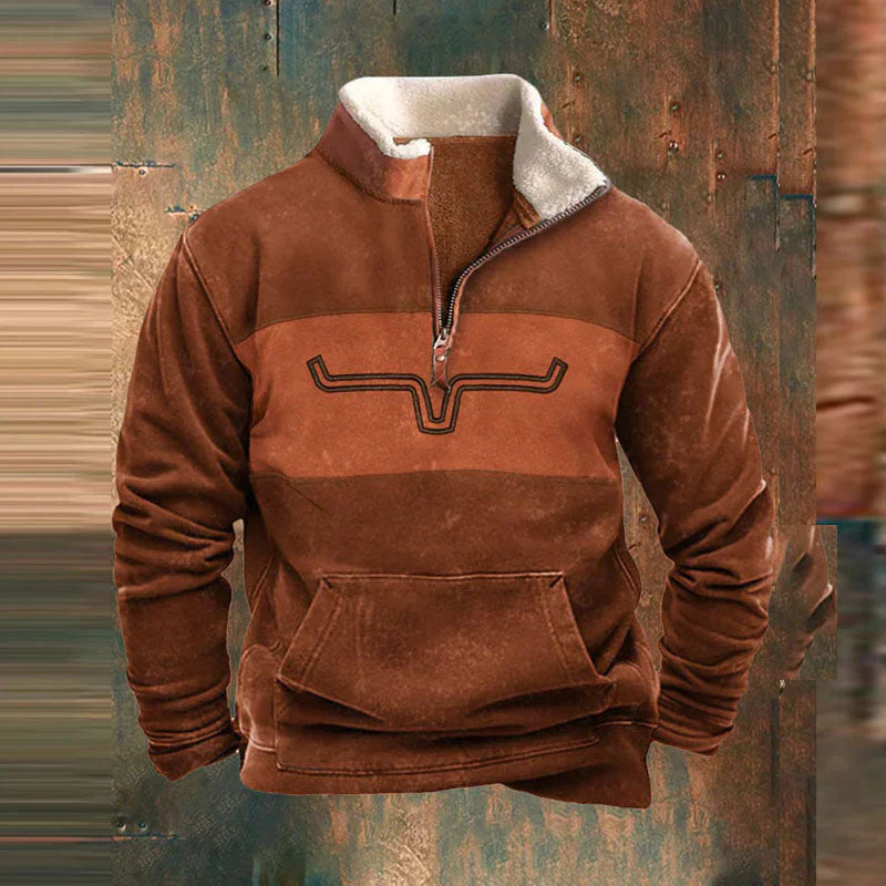 Raniel Viertel Zip-Up Pullover