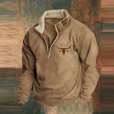 Raniel Viertel Zip-Up Pullover