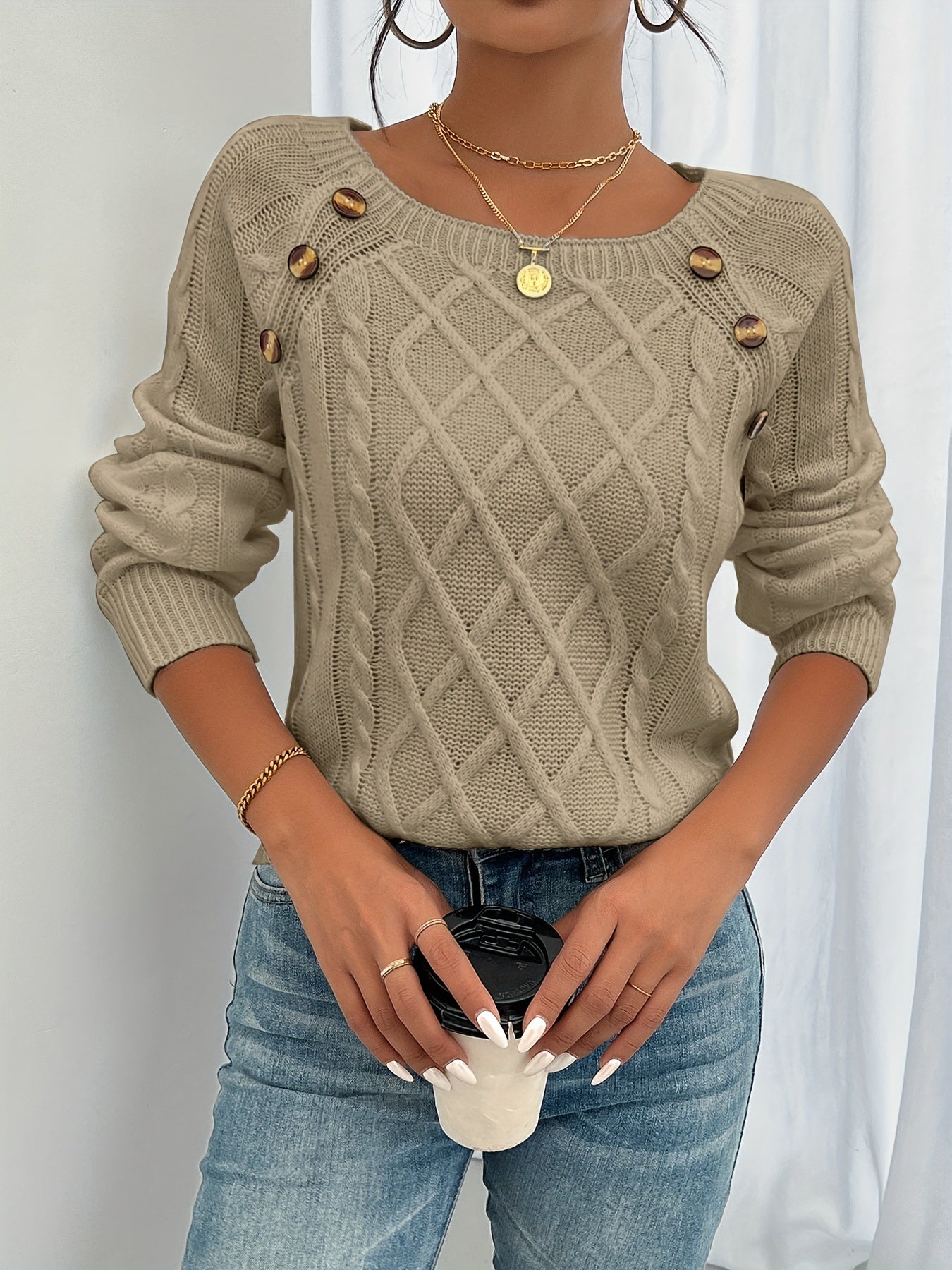 Isabell Pullover mit Rundhalsausschnitt