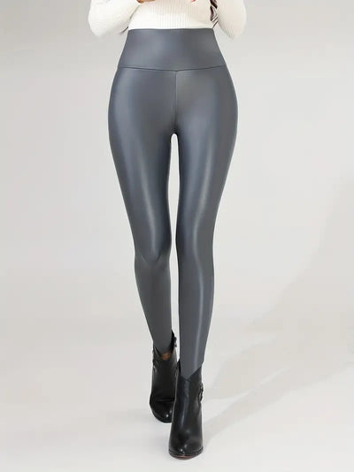 Mia – Kunstleder-Leggings mit hoher Taille