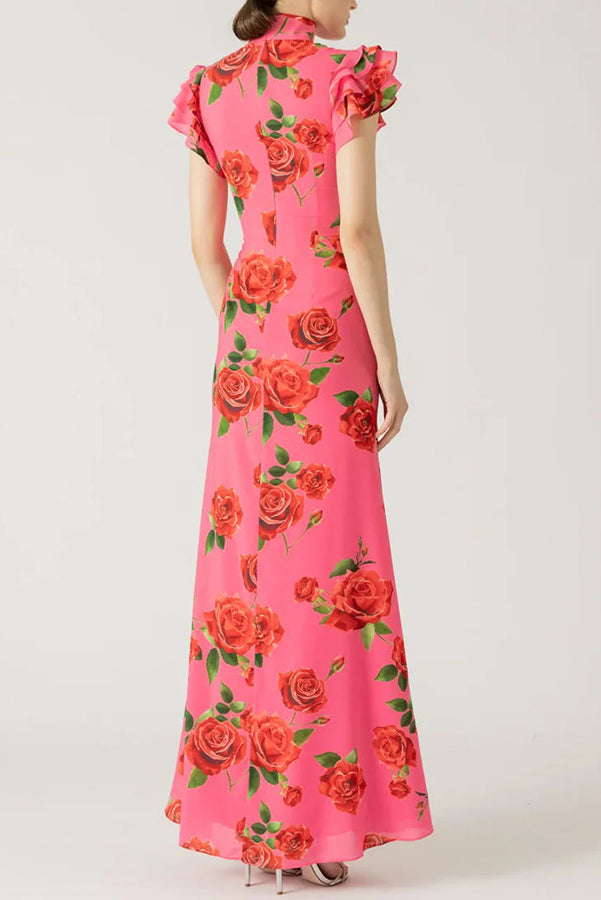 Lenia Blumen-Maxikleid