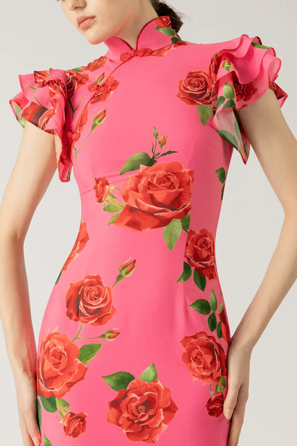 Lenia Blumen-Maxikleid