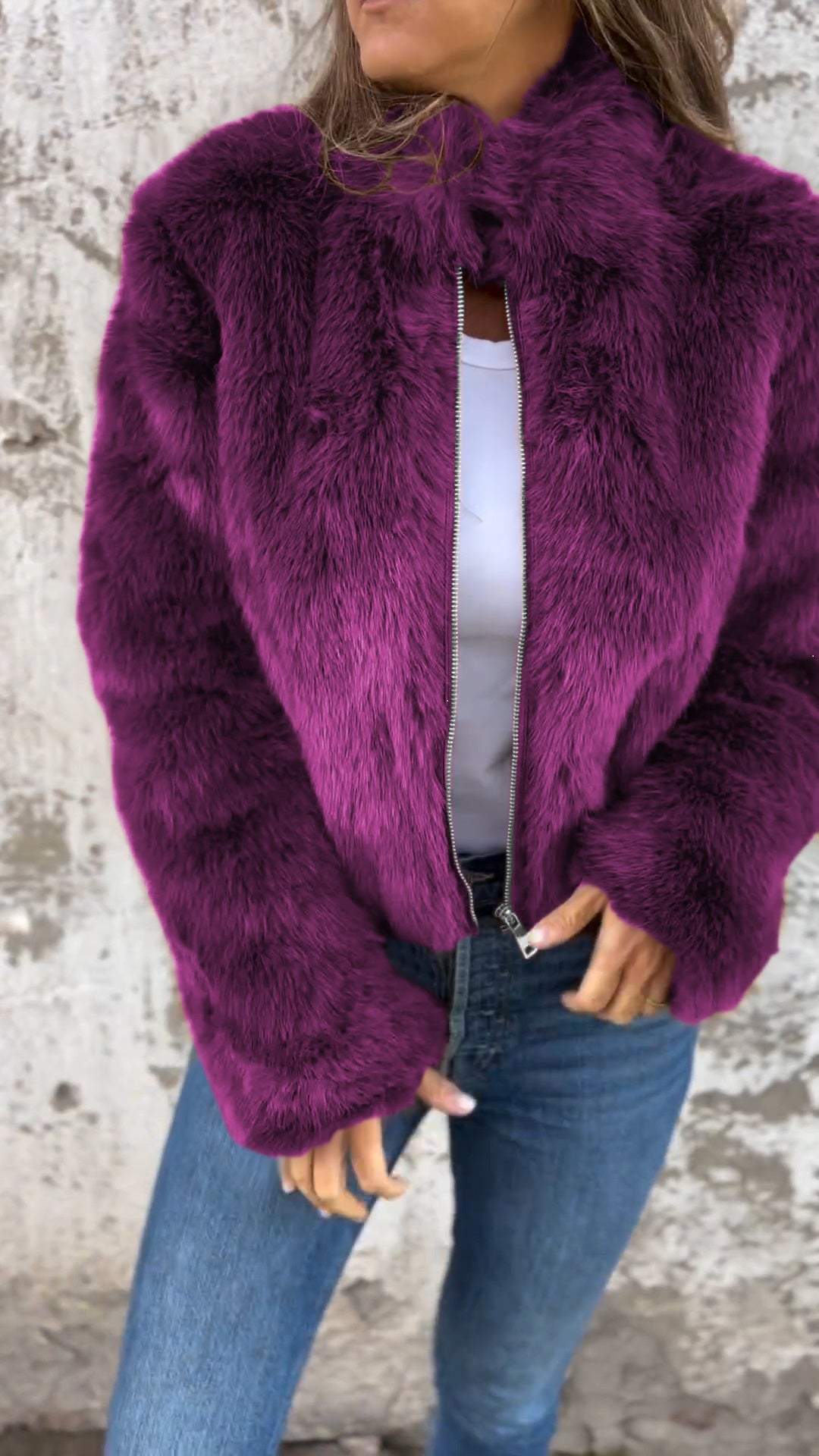 Marie Faux Fur Jacket